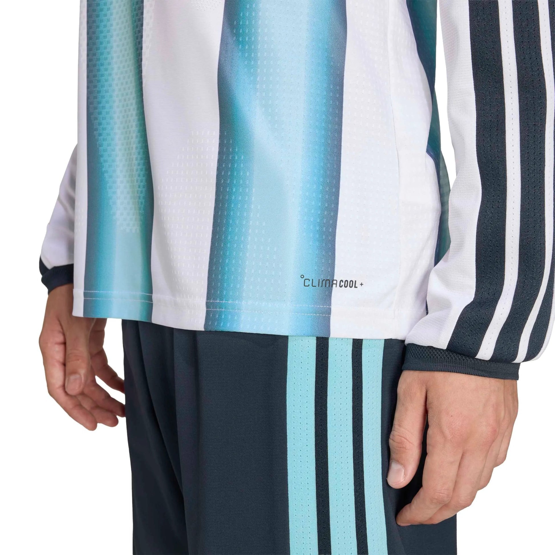 2026 Argentina Men's Authentic Home Long-Sleeve Soccer Jersey  / Adidas