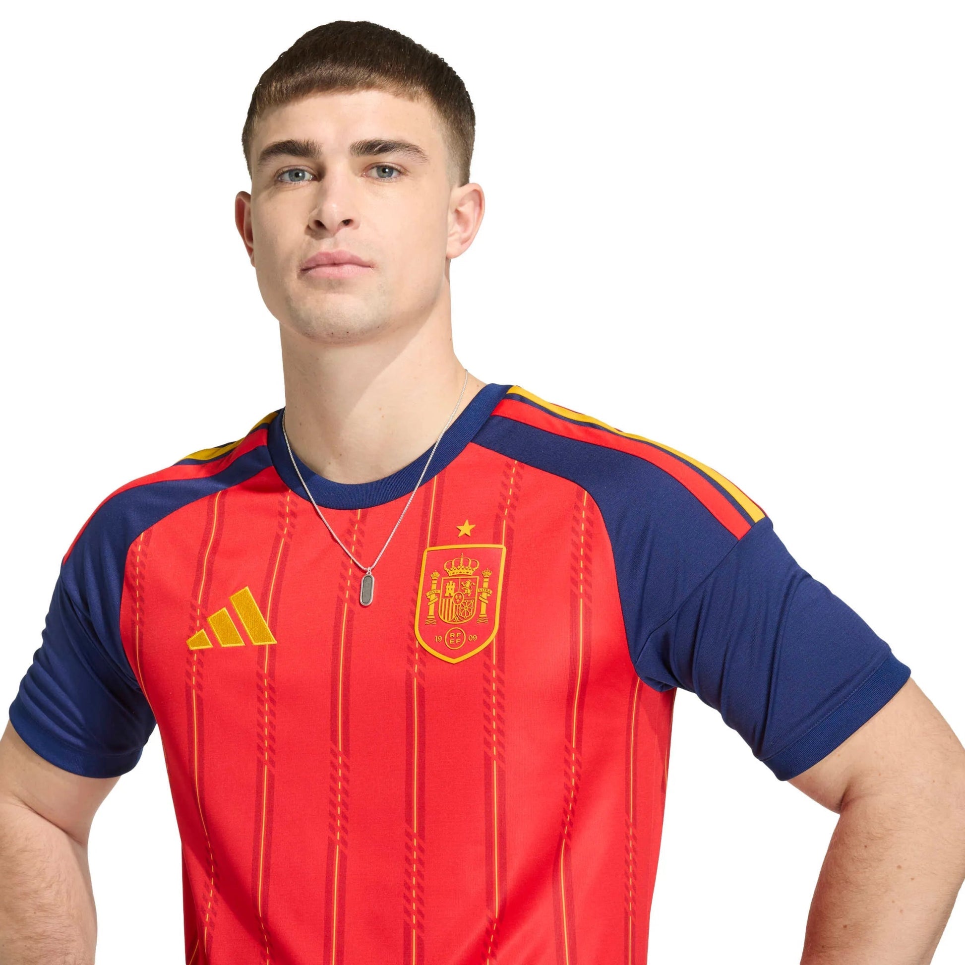 2026 Spain Men's Stadium Home Soccer Jersey  / Adidas