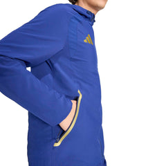 2026 Italy Men's Tiro Travel Full Zip Windbreaker  / Adidas