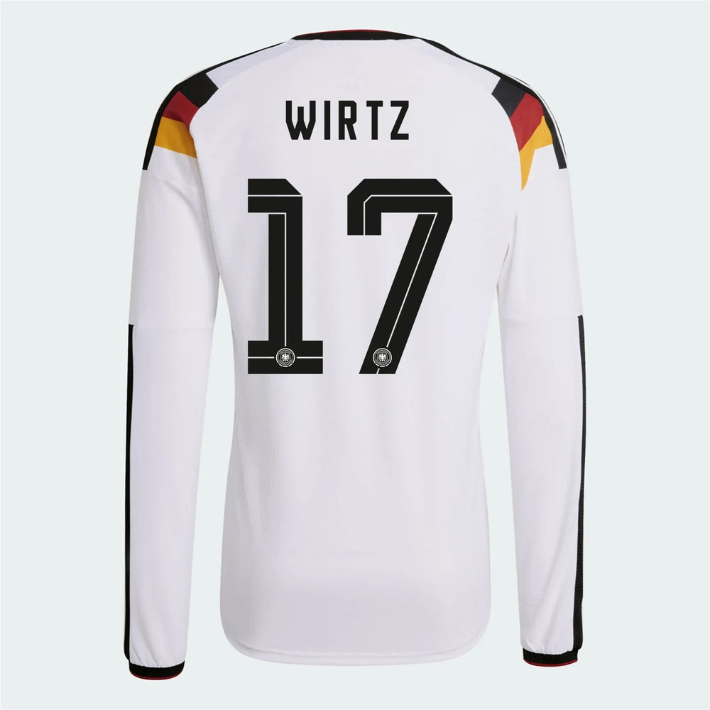2026 Germany Men's Authentic Home Long-Sleeve Soccer Jersey  / Adidas