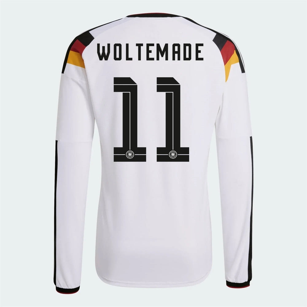2026 Germany Men's Authentic Home Long-Sleeve Soccer Jersey  / Adidas