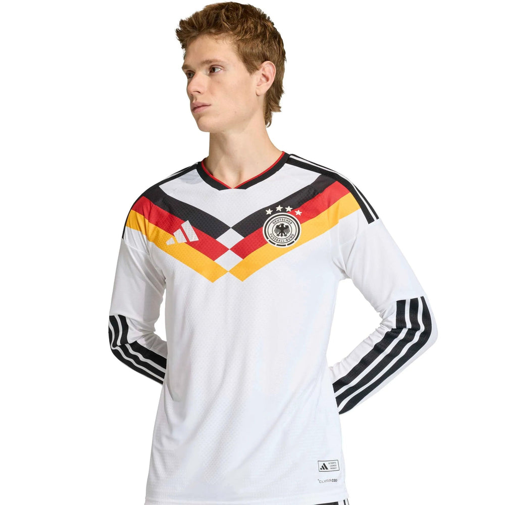 2026 Germany Men's Authentic Home Long-Sleeve Soccer Jersey  / Adidas