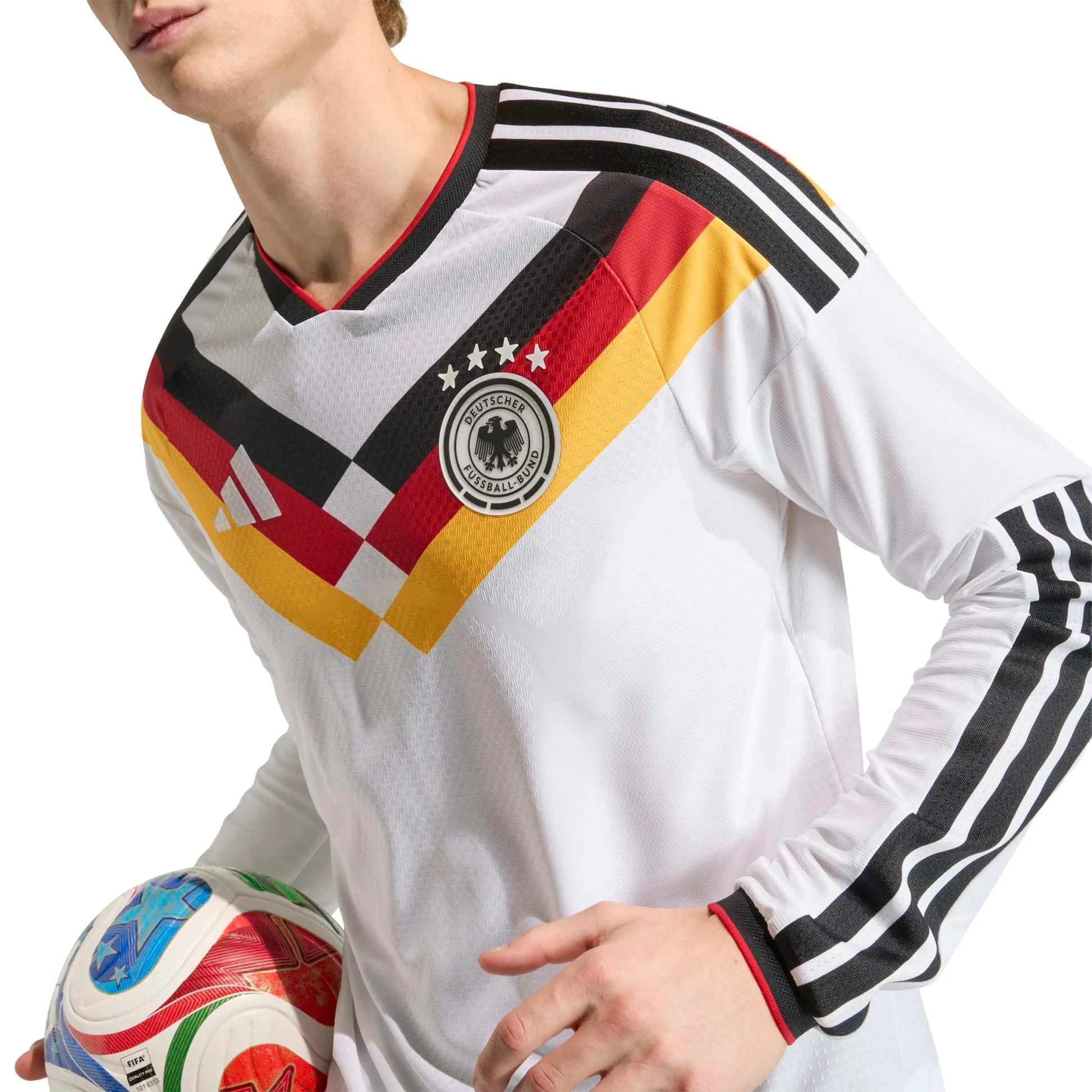2026 Germany Men's Authentic Home Long-Sleeve Soccer Jersey  / Adidas