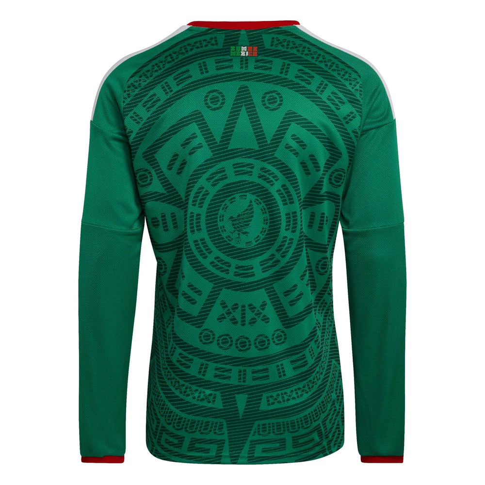2026 Mexico Men's Stadium Home Long-Sleeve Soccer Jersey  / Adidas