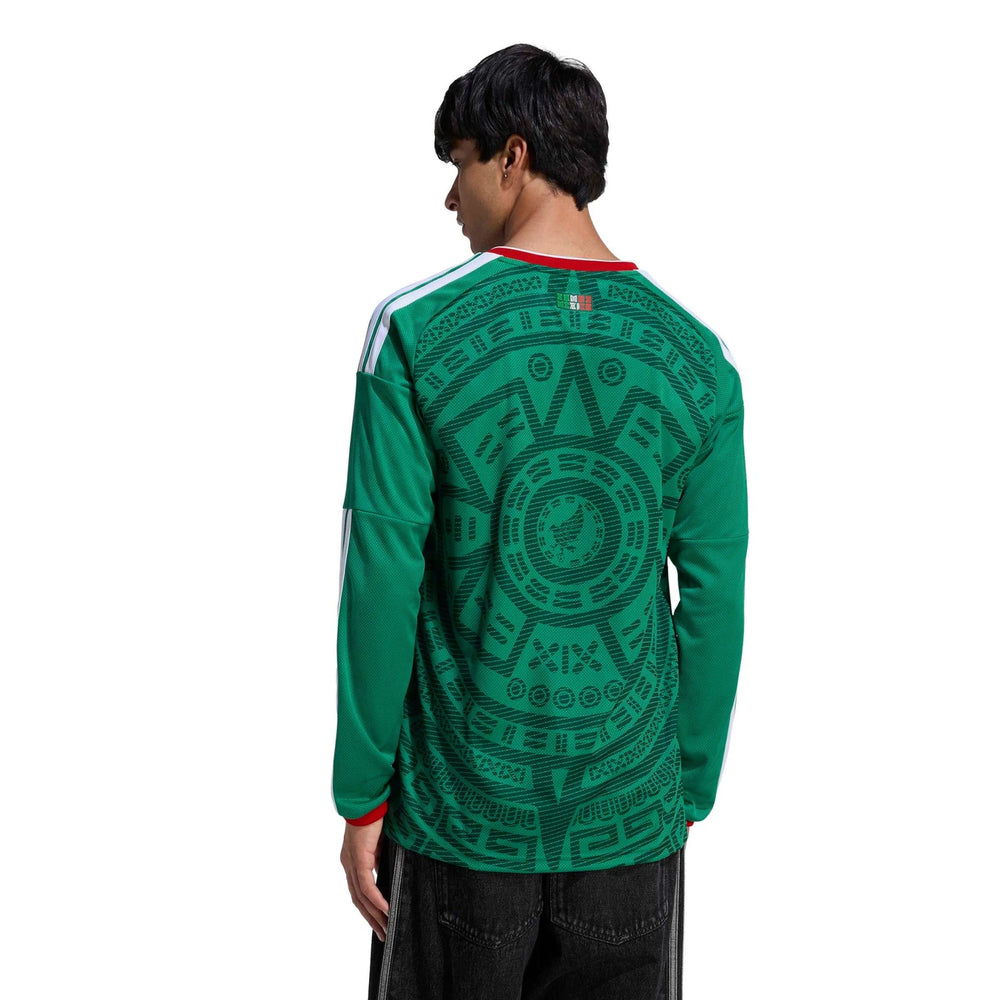 2026 Mexico Men's Stadium Home Long-Sleeve Soccer Jersey  / Adidas