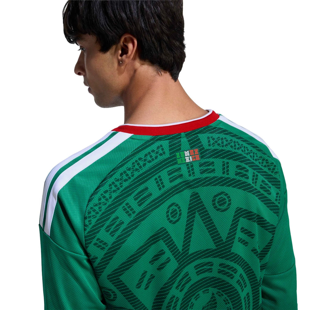 2026 Mexico Men's Stadium Home Long-Sleeve Soccer Jersey  / Adidas