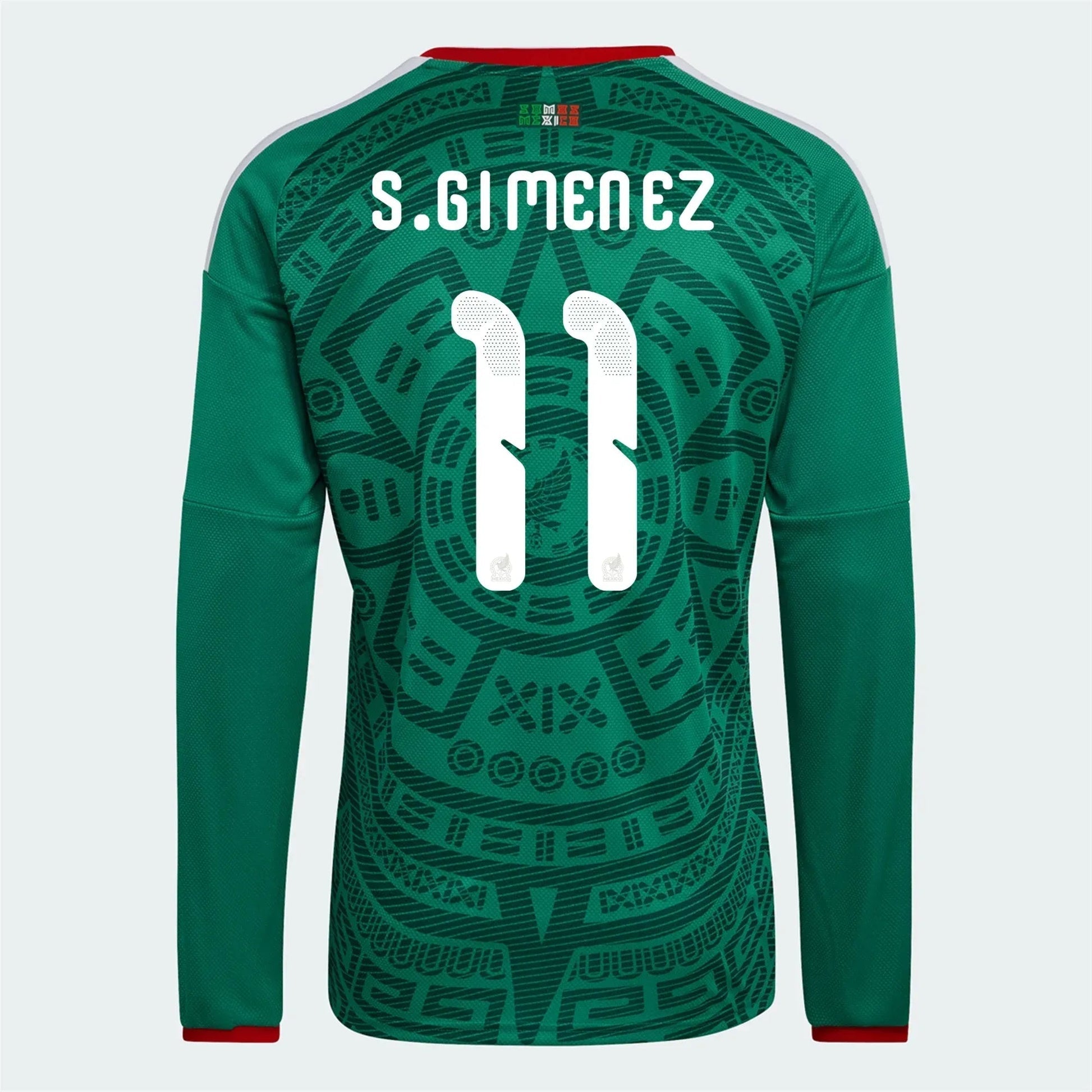 2026 Mexico Men's Stadium Home Long-Sleeve Soccer Jersey  / Adidas