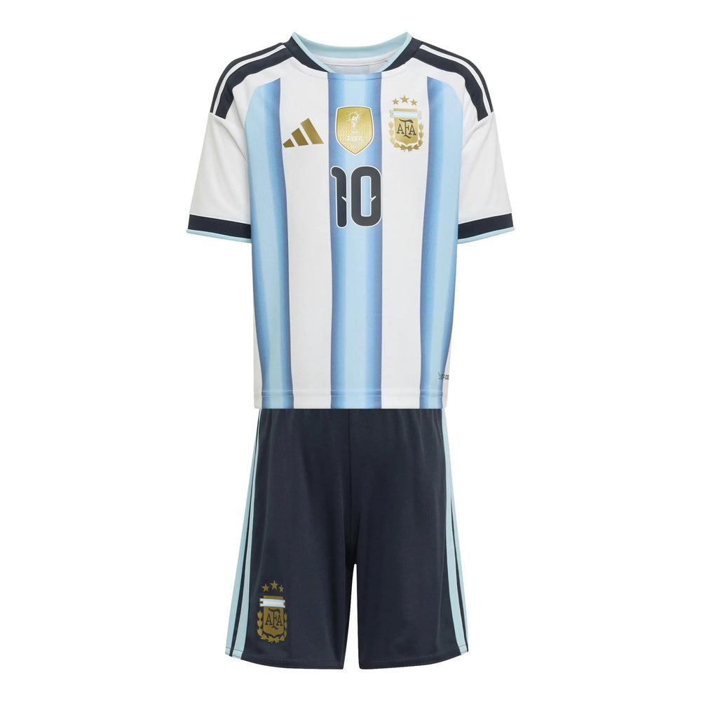 2026 Argentina Kid's Home Messi #10 Mini Kit  / Adidas