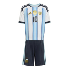 2026 Argentina Kid's Home Messi #10 Mini Kit  / Adidas
