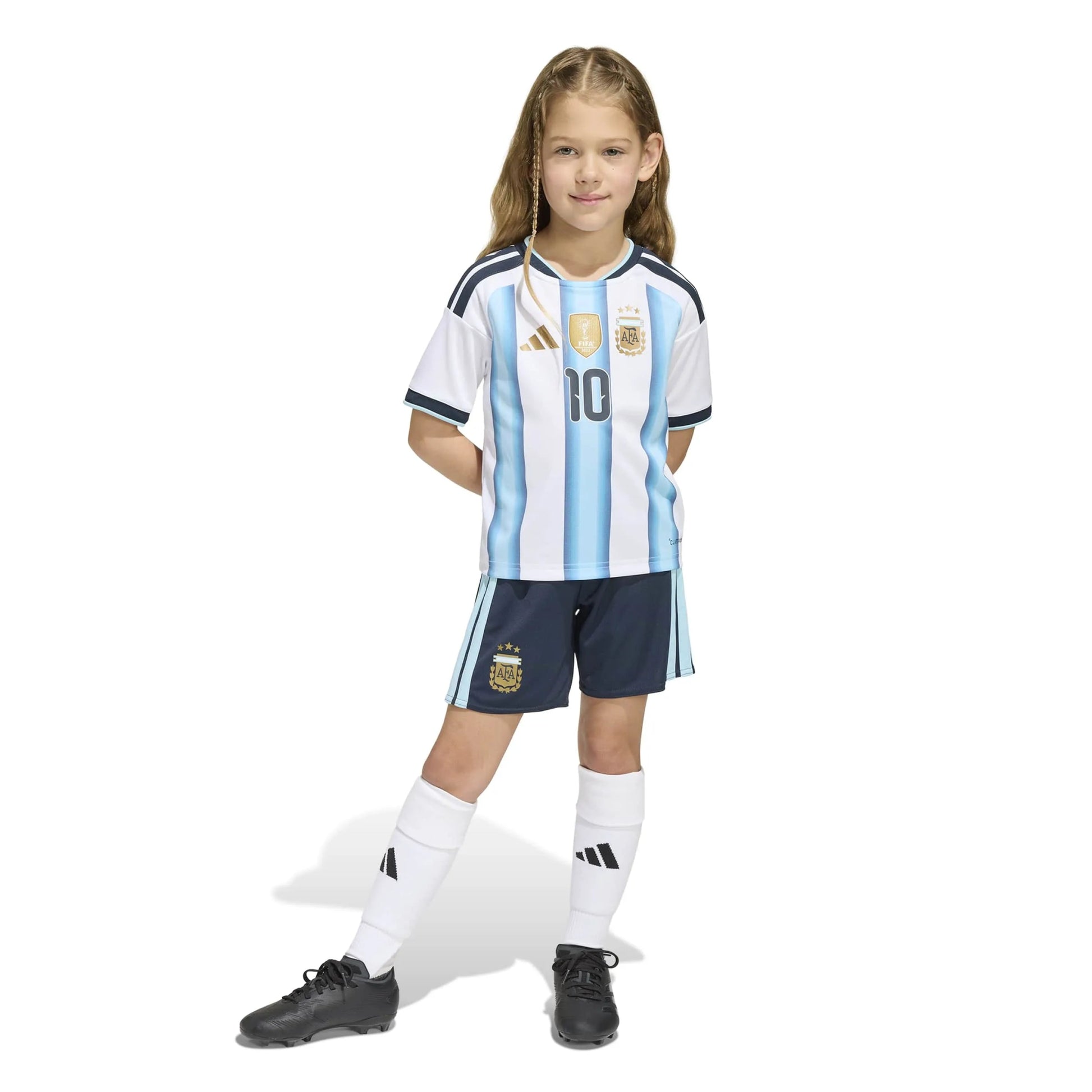 2026 Argentina Kid's Home Messi #10 Mini Kit  / Adidas