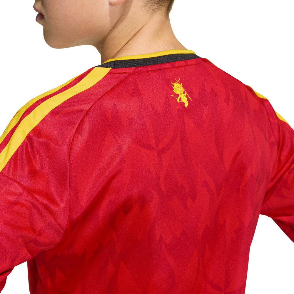 2026 Belgium Youth Stadium Home Soccer Jersey  / Adidas
