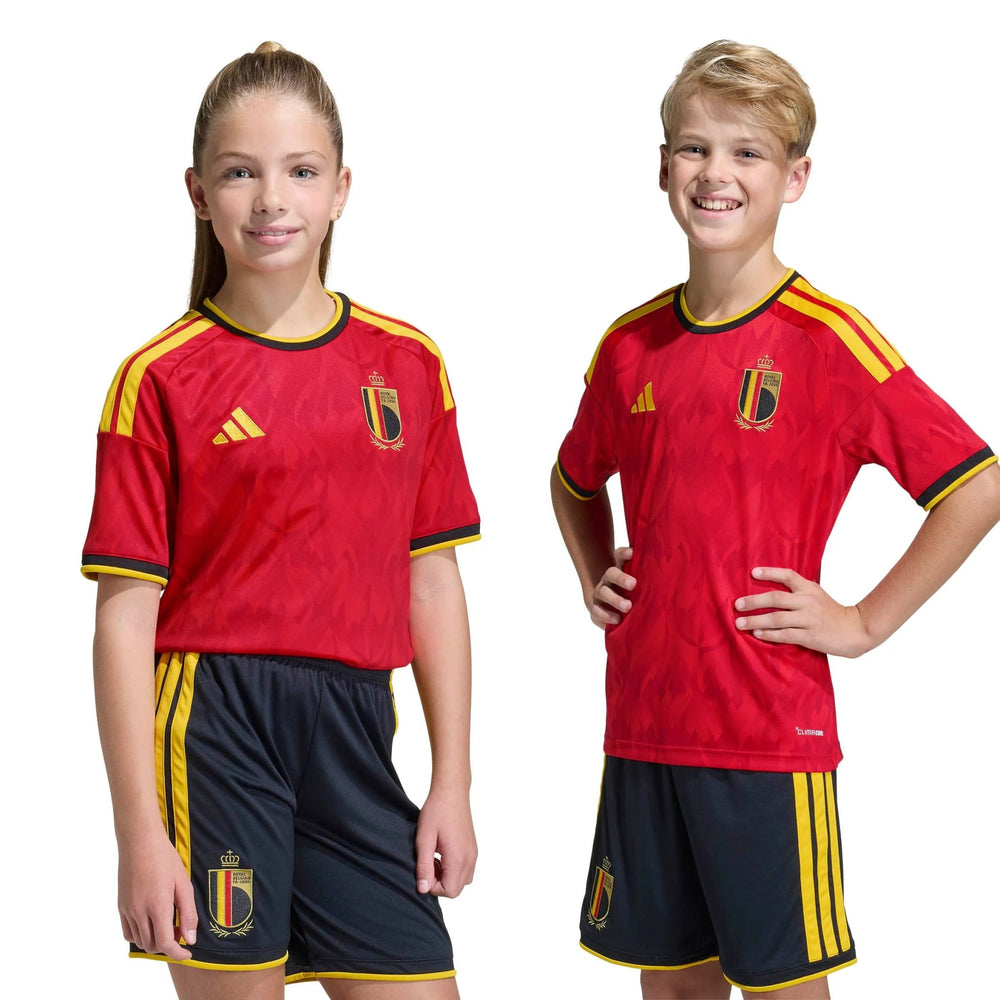 2026 Belgium Youth Stadium Home Soccer Jersey  / Adidas