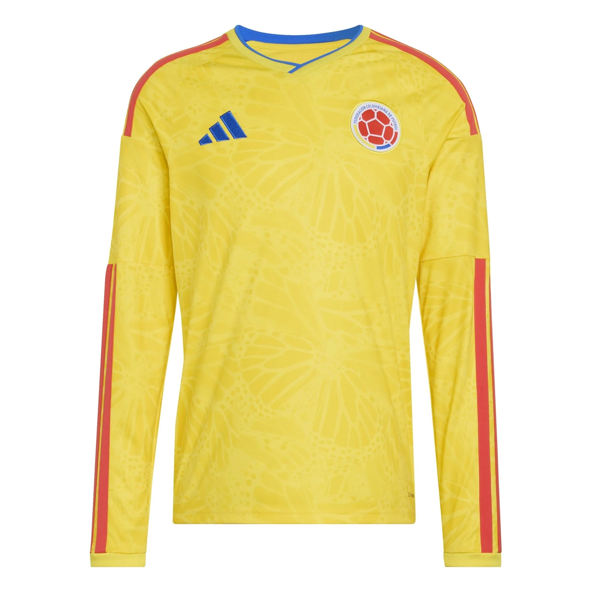 2026 Colombia Men's Stadium Home Long-Sleeve Soccer Jersey  / Adidas