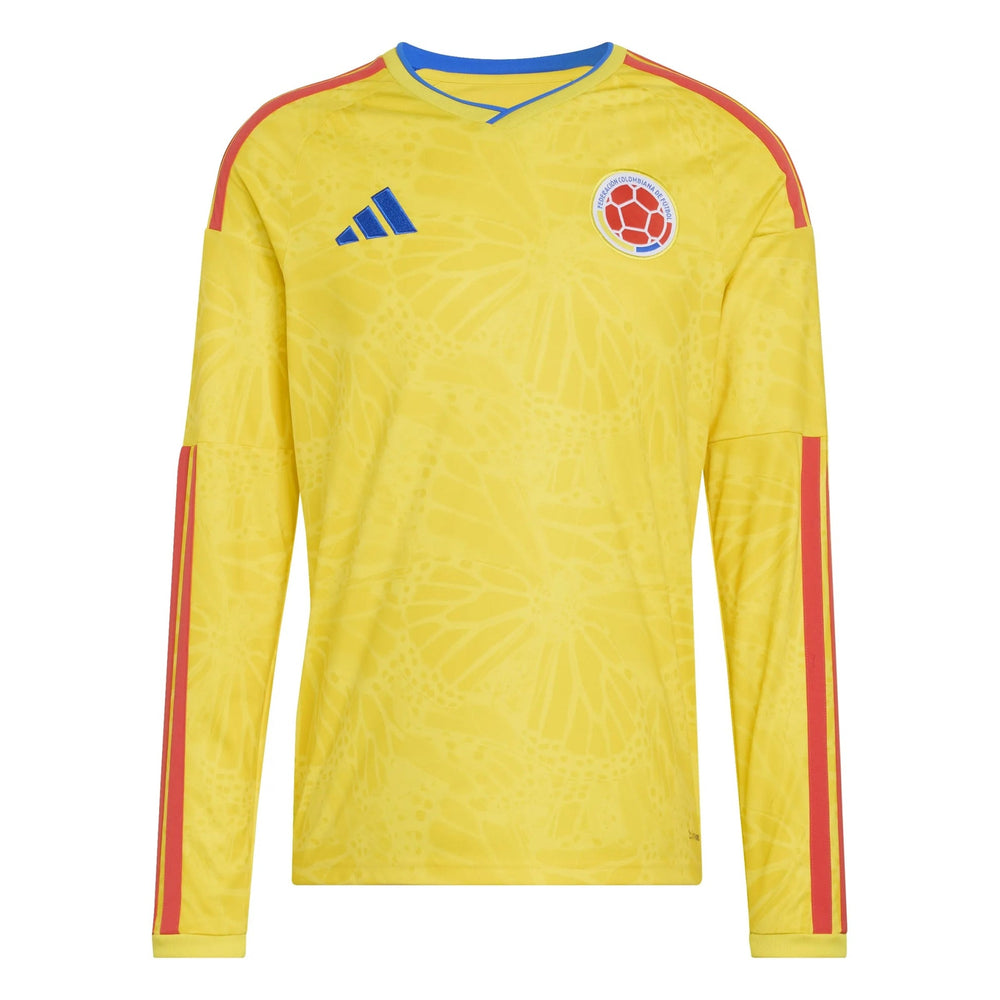 2026 Colombia Men's Stadium Home Long-Sleeve Soccer Jersey  / Adidas