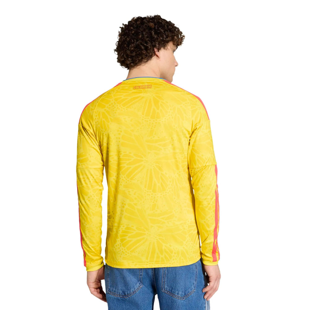 2026 Colombia Men's Stadium Home Long-Sleeve Soccer Jersey  / Adidas