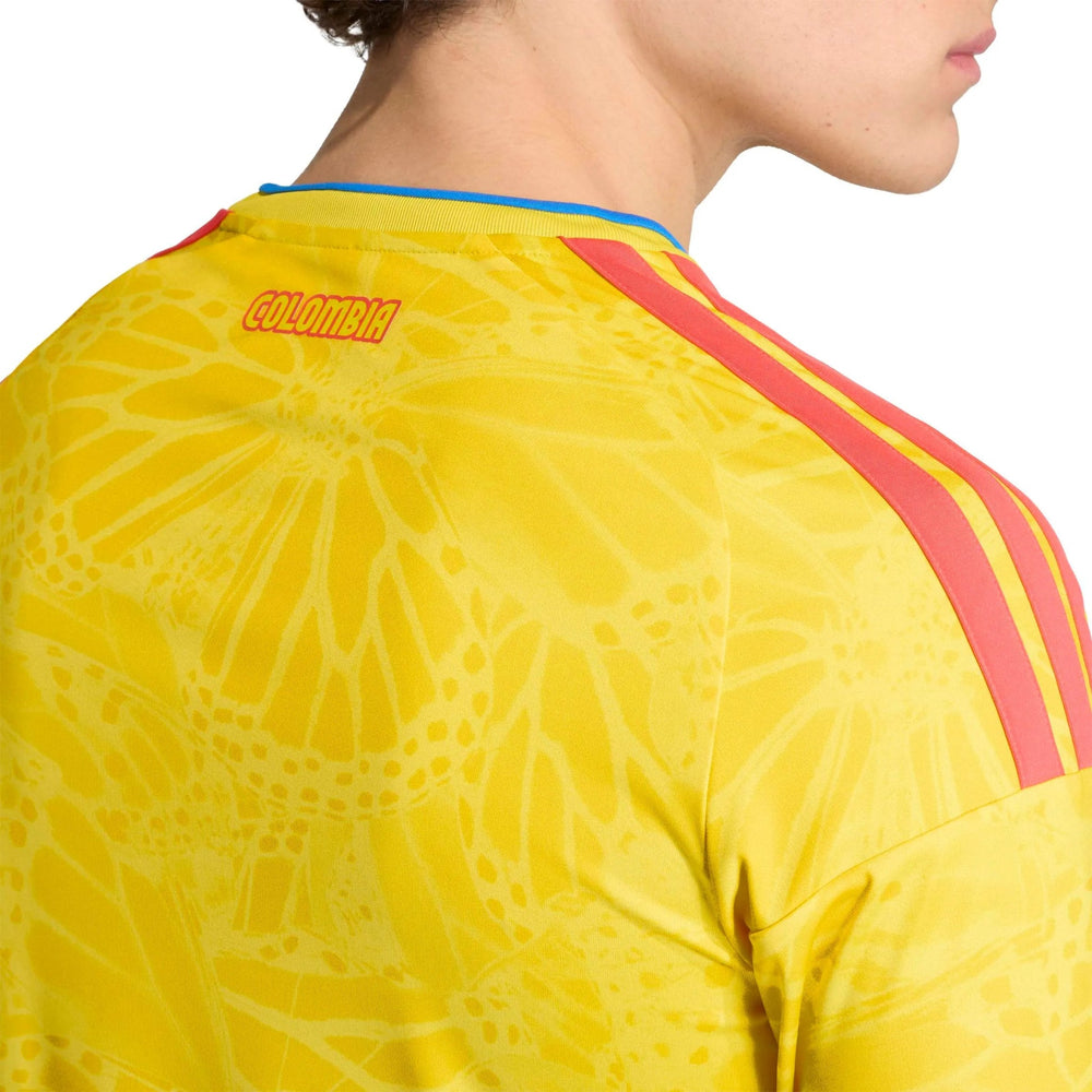 2026 Colombia Men's Stadium Home Long-Sleeve Soccer Jersey  / Adidas