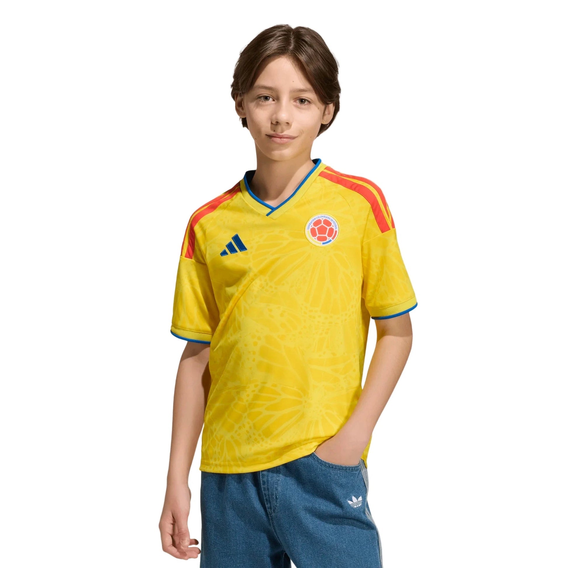 2026 Colombia Youth Stadium Home Soccer Jersey  / Adidas