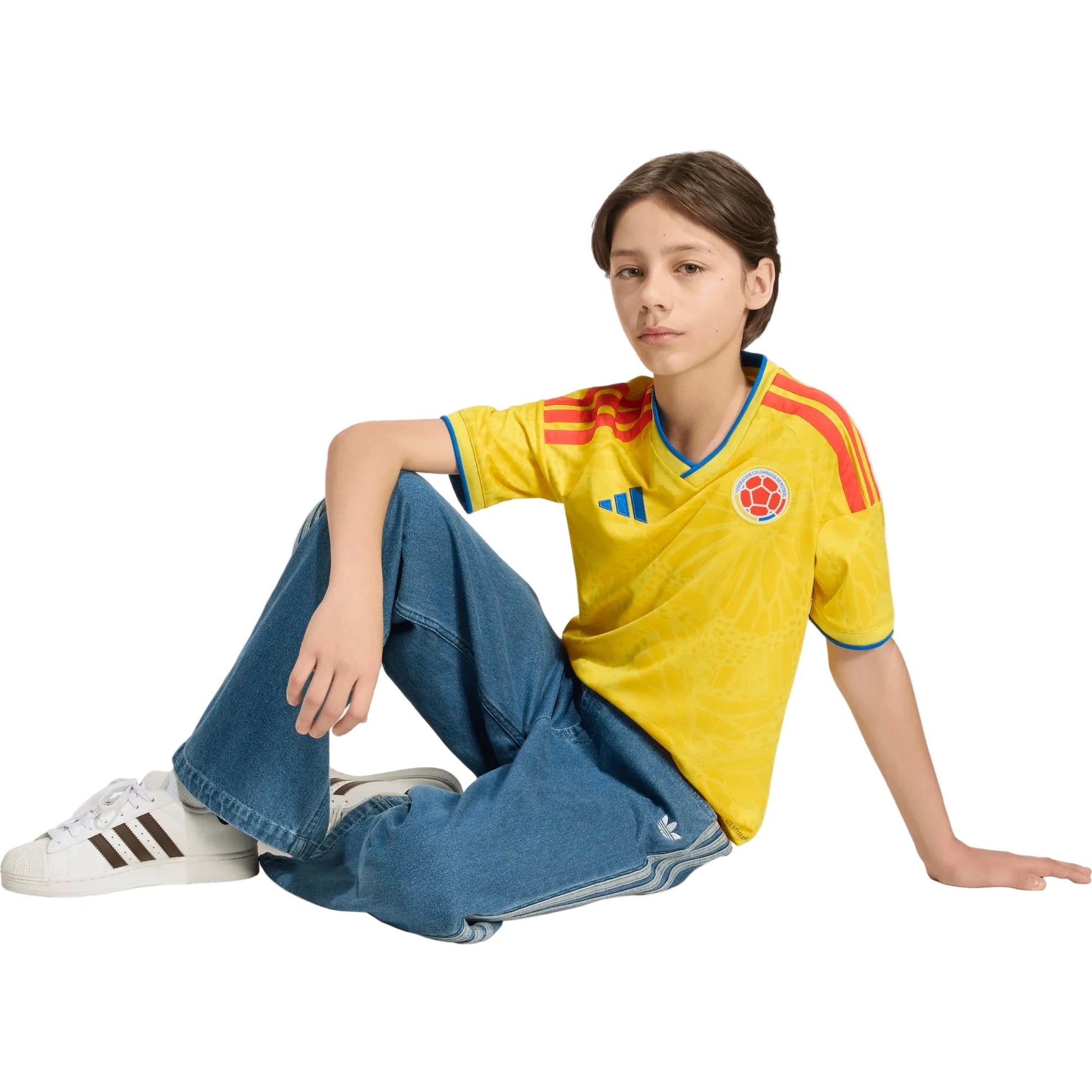 2026 Colombia Youth Stadium Home Soccer Jersey  / Adidas