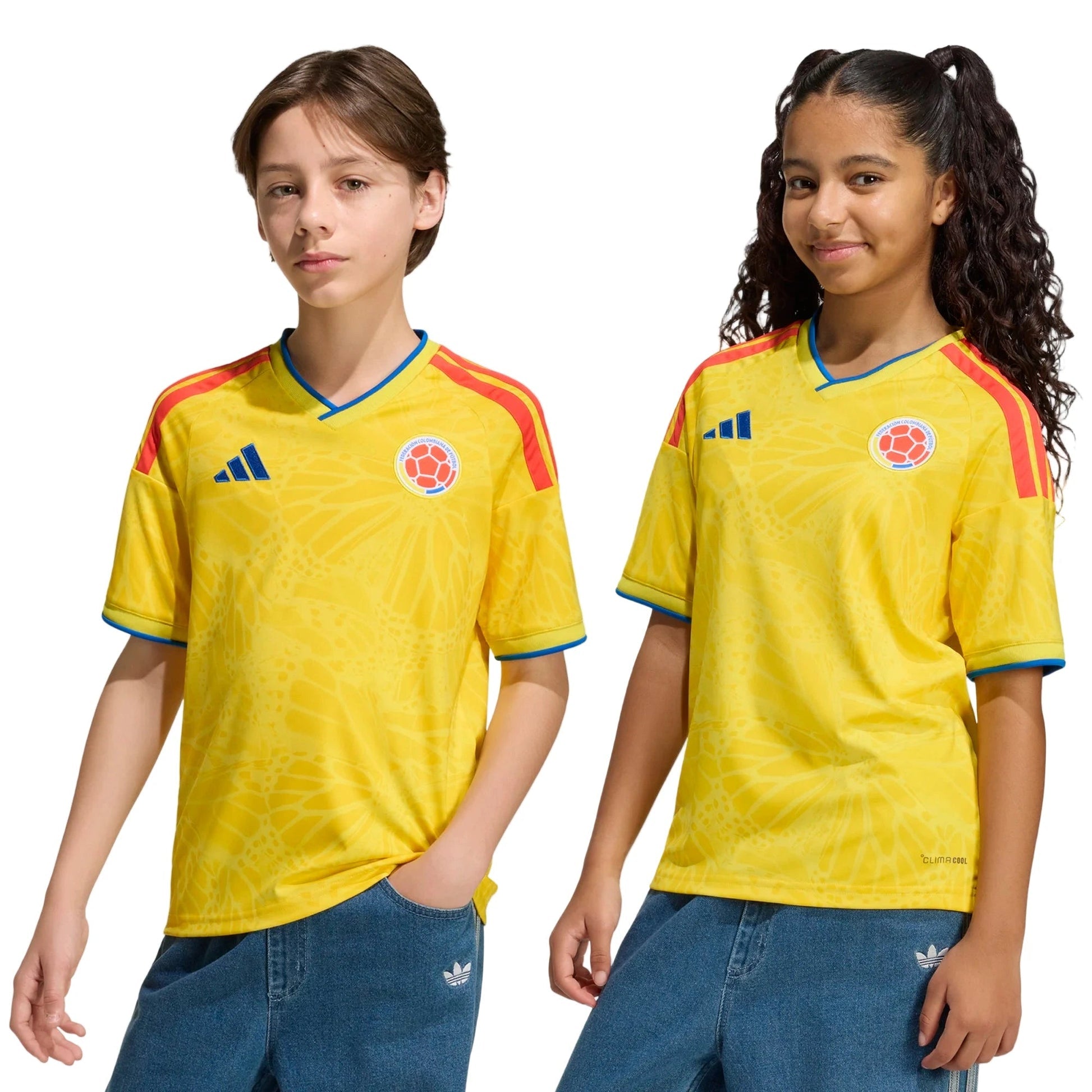 2026 Colombia Youth Stadium Home Soccer Jersey  / Adidas