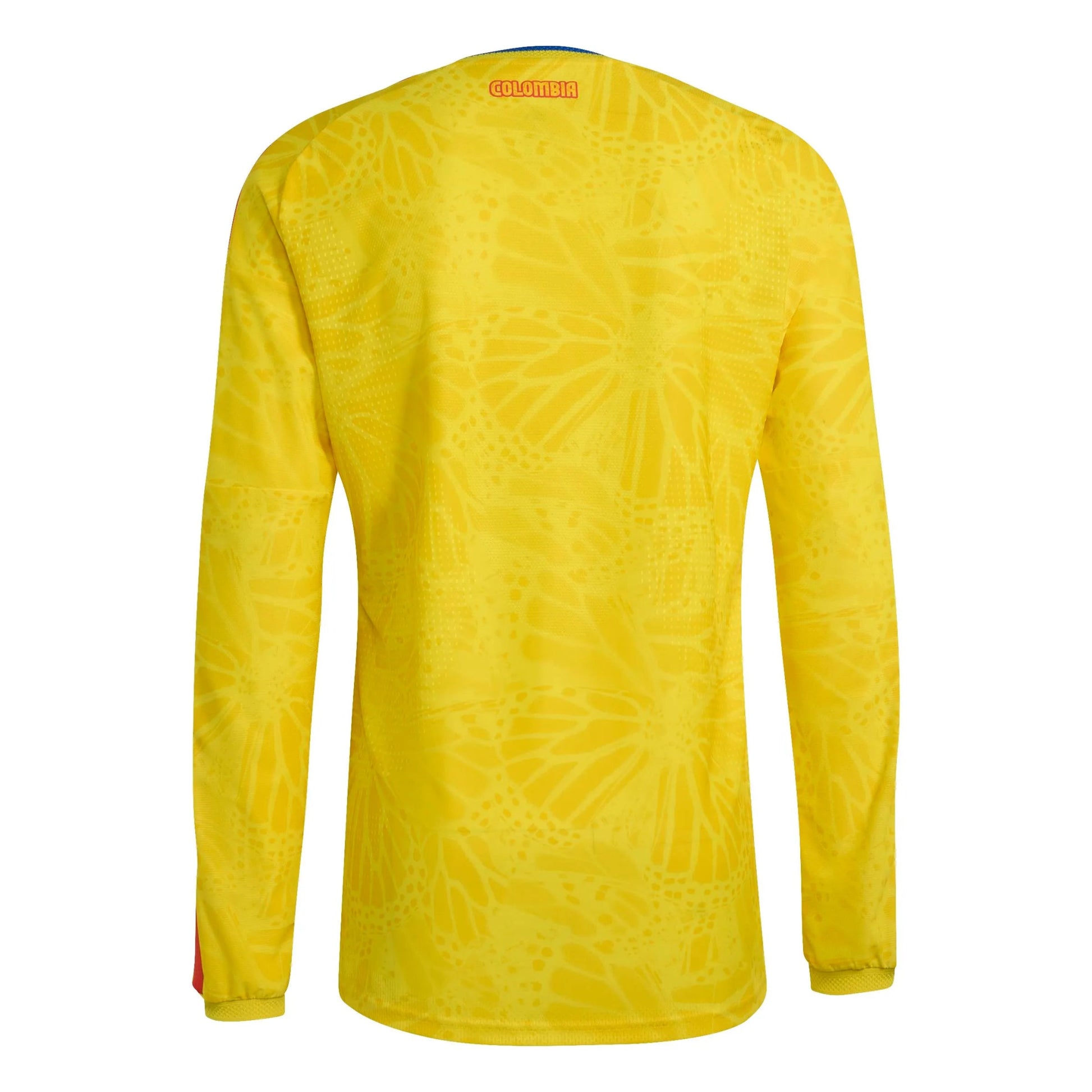 2026 Colombia Men's Authentic Home Long-Sleeve Soccer Jersey  / Adidas