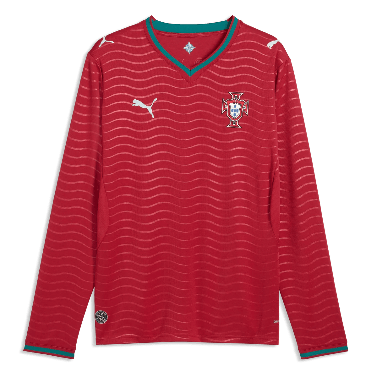 2026 Portugal Men's Stadium Home Long-Sleeve Soccer Jersey  / Puma