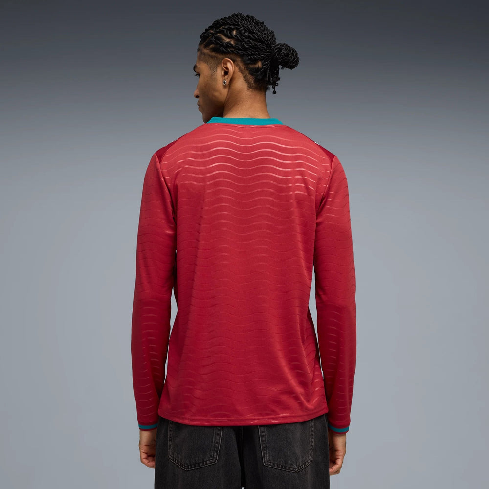 2026 Portugal Men's Stadium Home Long-Sleeve Soccer Jersey  / Puma