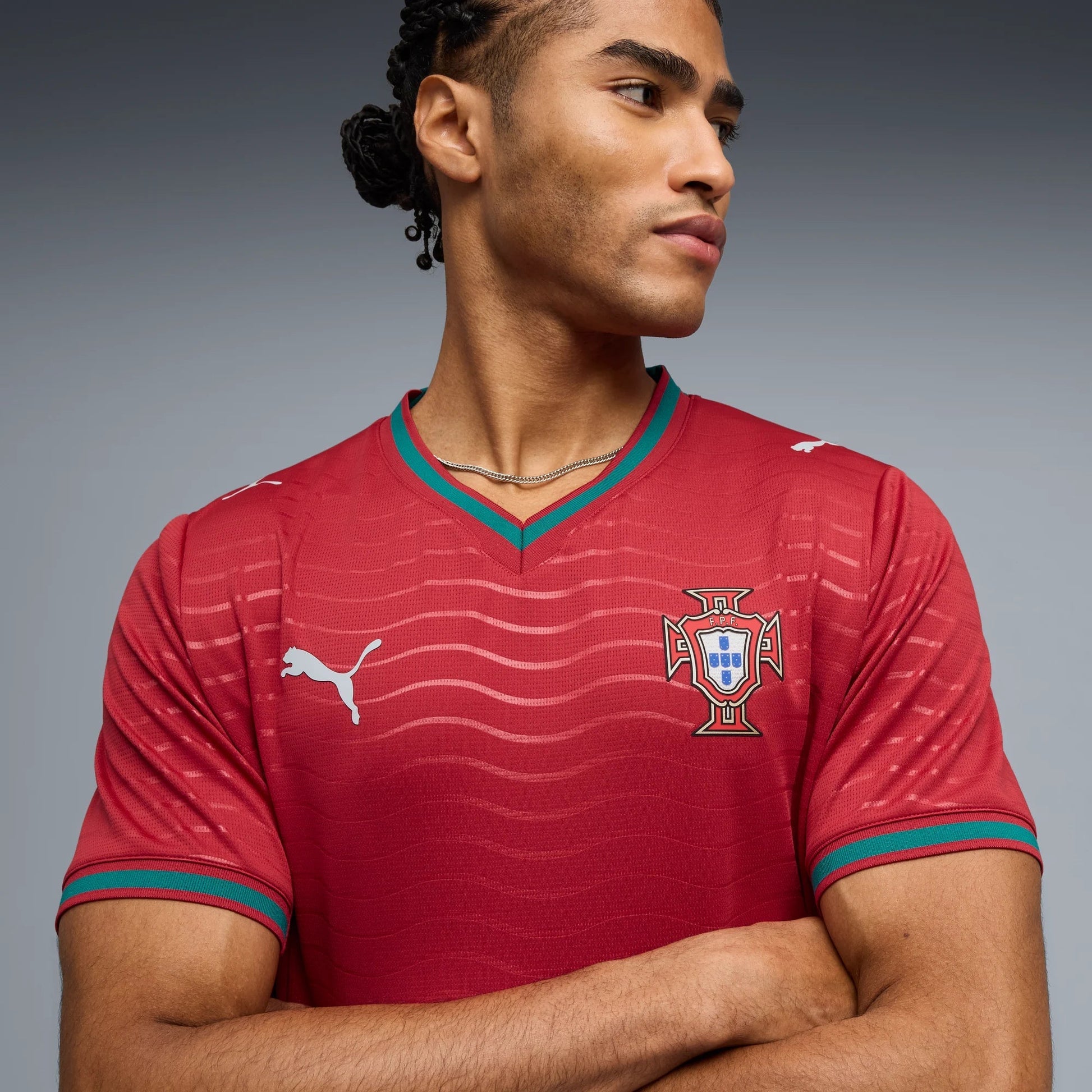 2026 Portugal Men's Stadium Home Soccer Jersey  / Puma