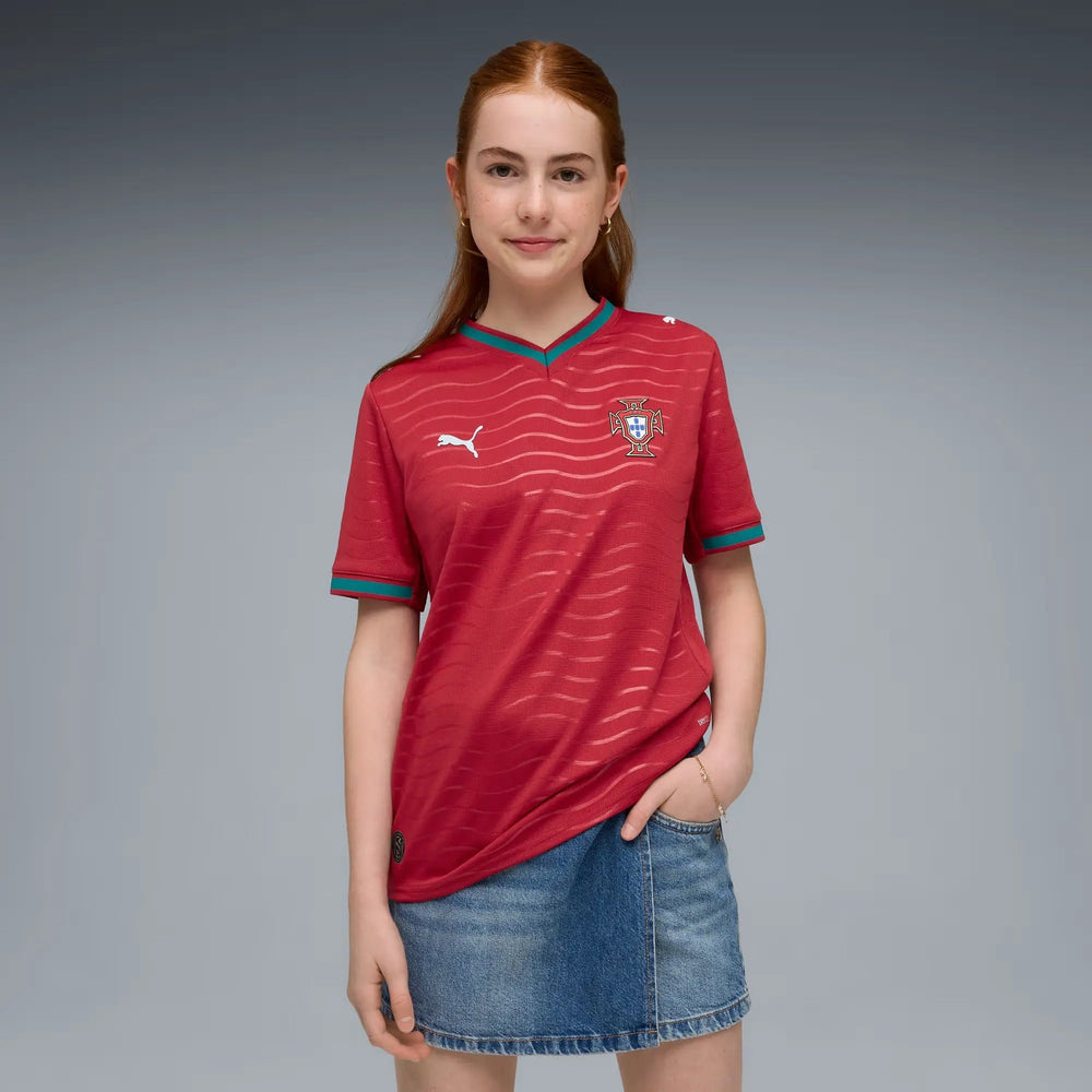 2026 Portugal Youth Stadium Home Soccer Jersey  / Puma