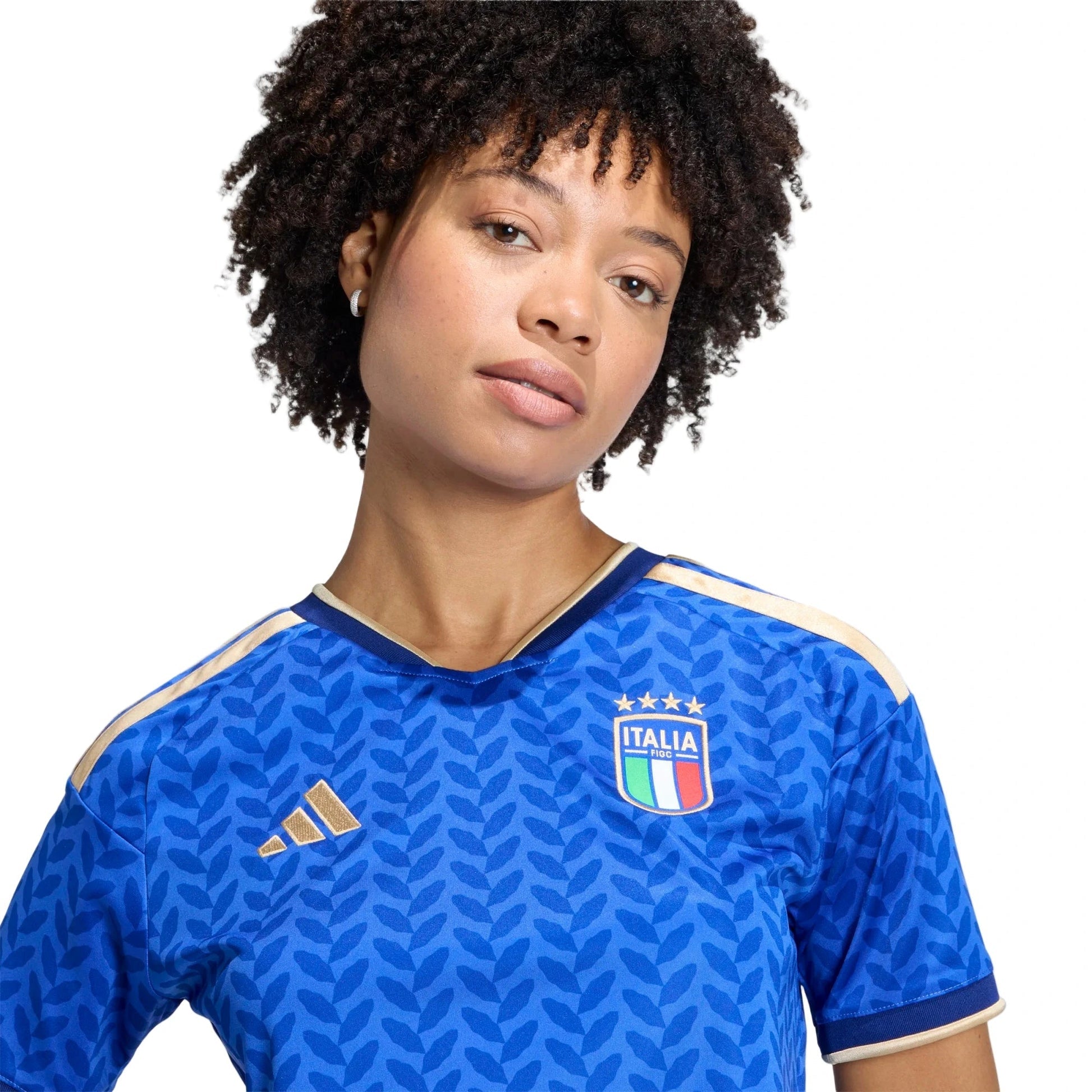 2026 Italy Women's Stadium Home Cropped Soccer Jersey  / Adidas