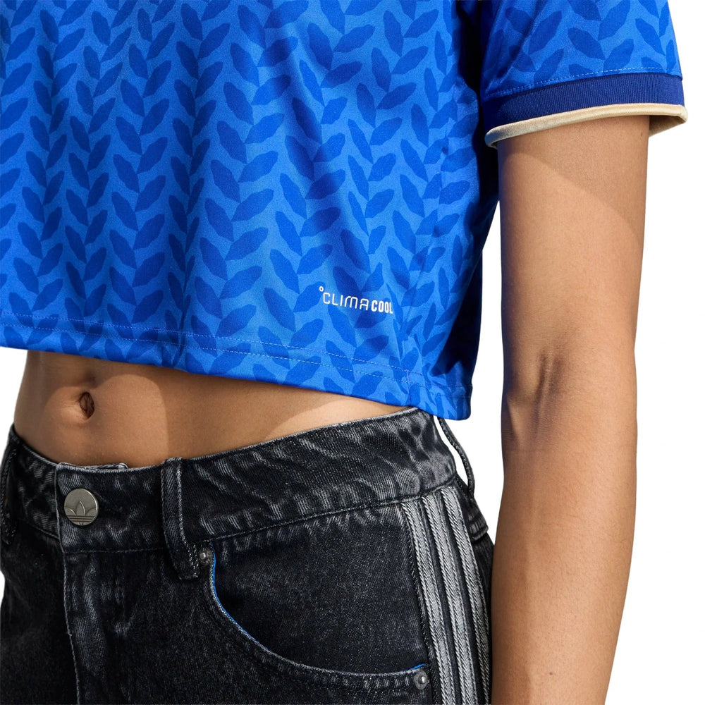 2026 Italy Women's Stadium Home Cropped Soccer Jersey  / Adidas