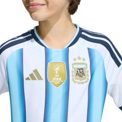 2026 Argentina Youth Stadium Home Soccer Jersey  / Adidas