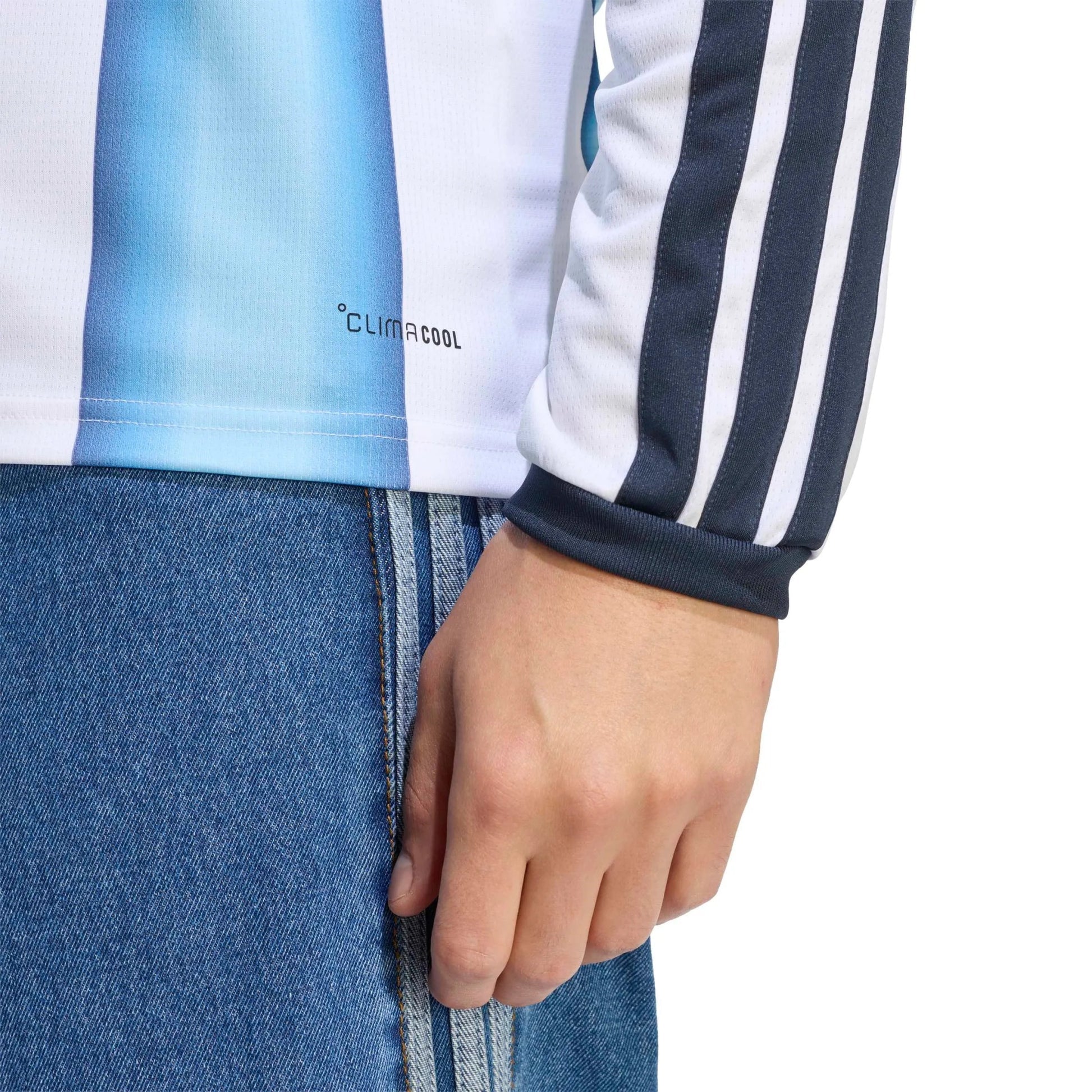 2026 Argentina Men's Stadium Home Long-Sleeve Soccer Jersey  / Adidas