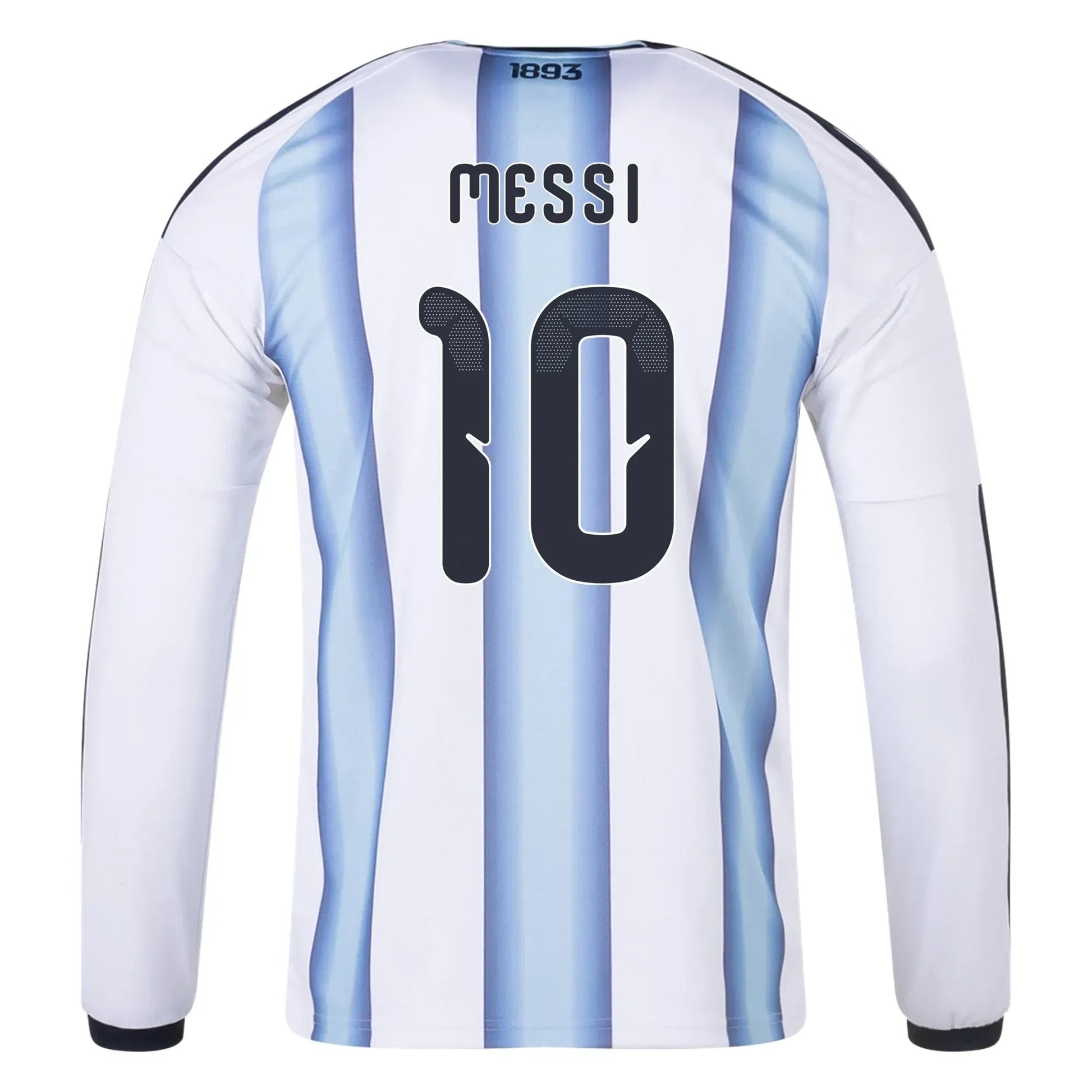 2026 Argentina Men's Stadium Home Long-Sleeve Soccer Jersey  / Adidas
