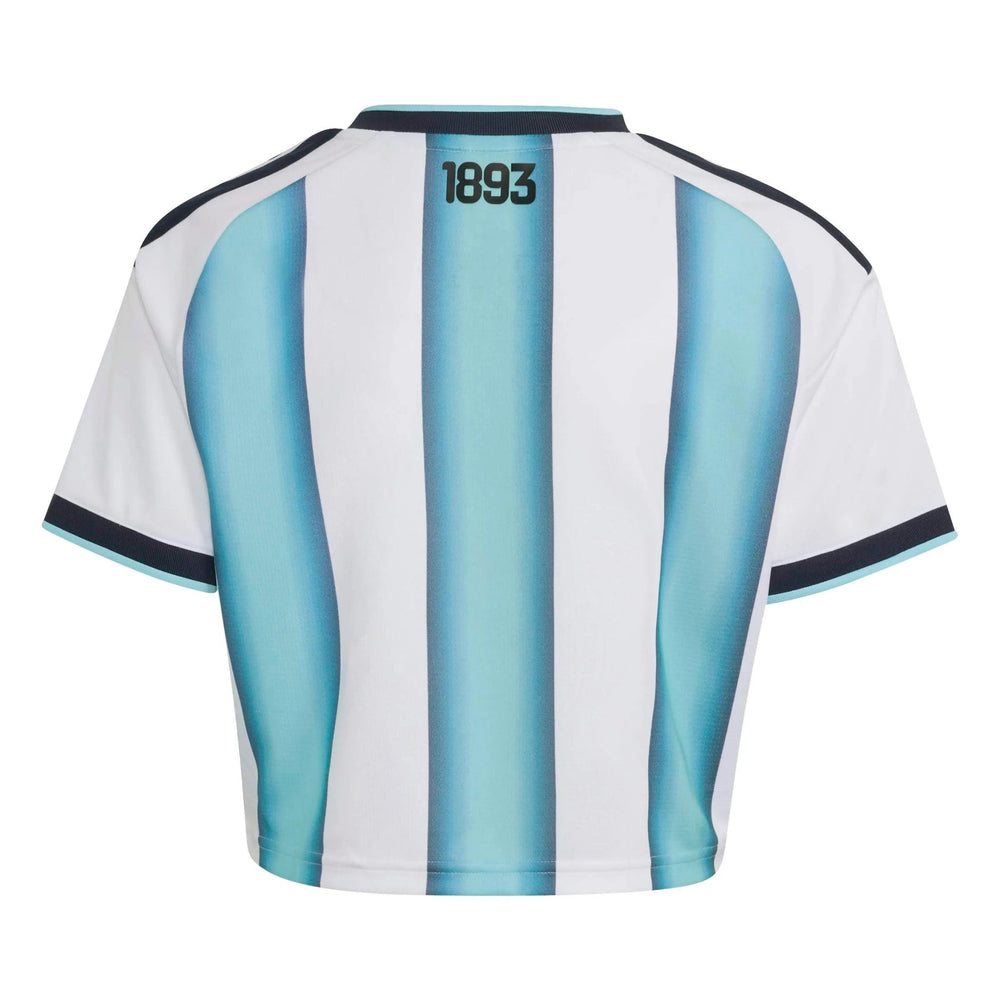 2026 Argentina Women's Stadium Home Cropped Soccer Jersey  / Adidas