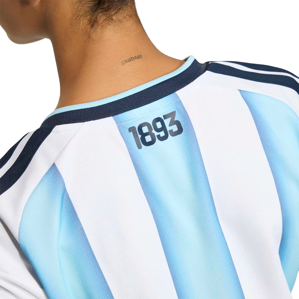 2026 Argentina Women's Stadium Home Cropped Soccer Jersey  / Adidas