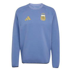 2026 Argentina Men's Tiro Travel Crewneck Sweatshirt  / Adidas