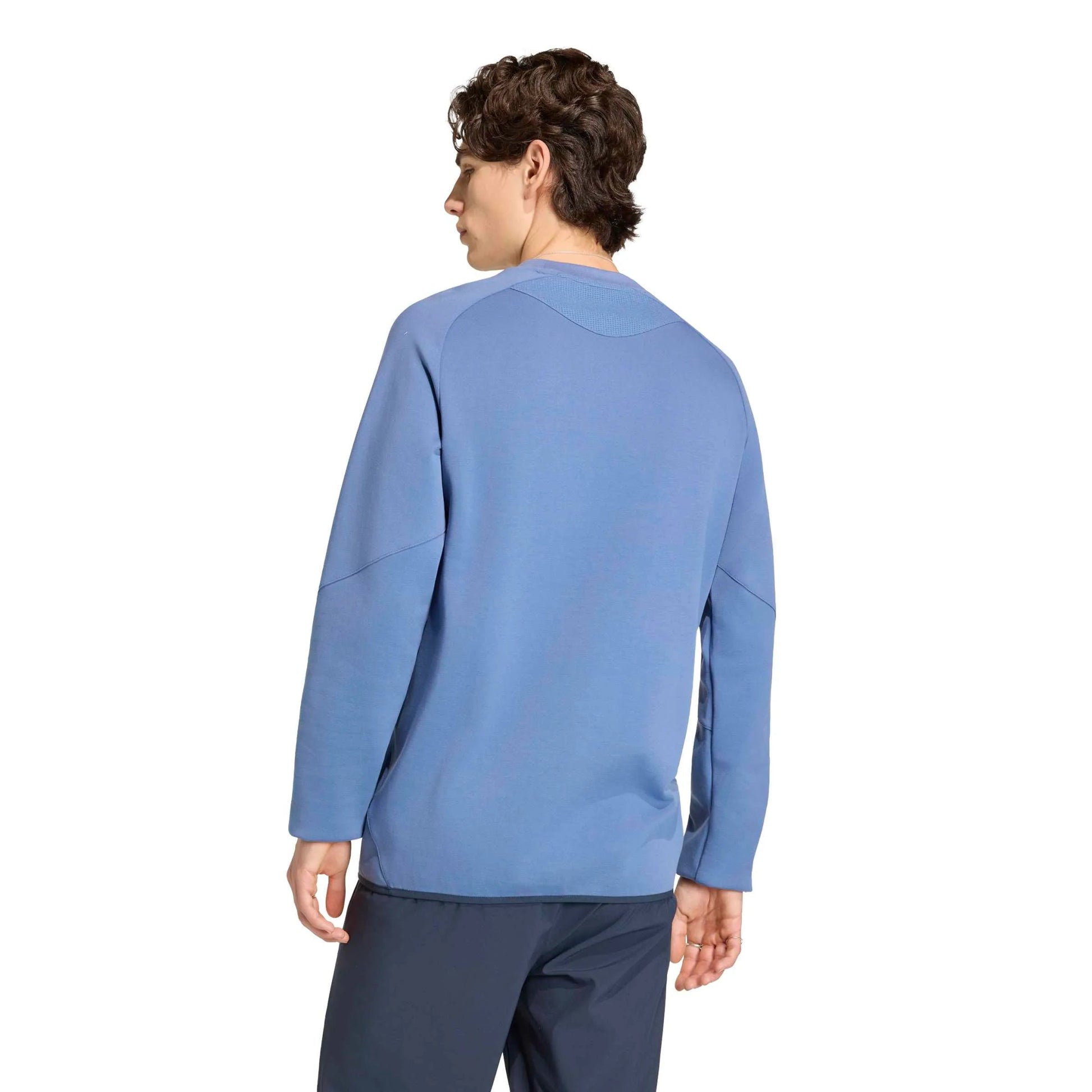 2026 Argentina Men's Tiro Travel Crewneck Sweatshirt  / Adidas