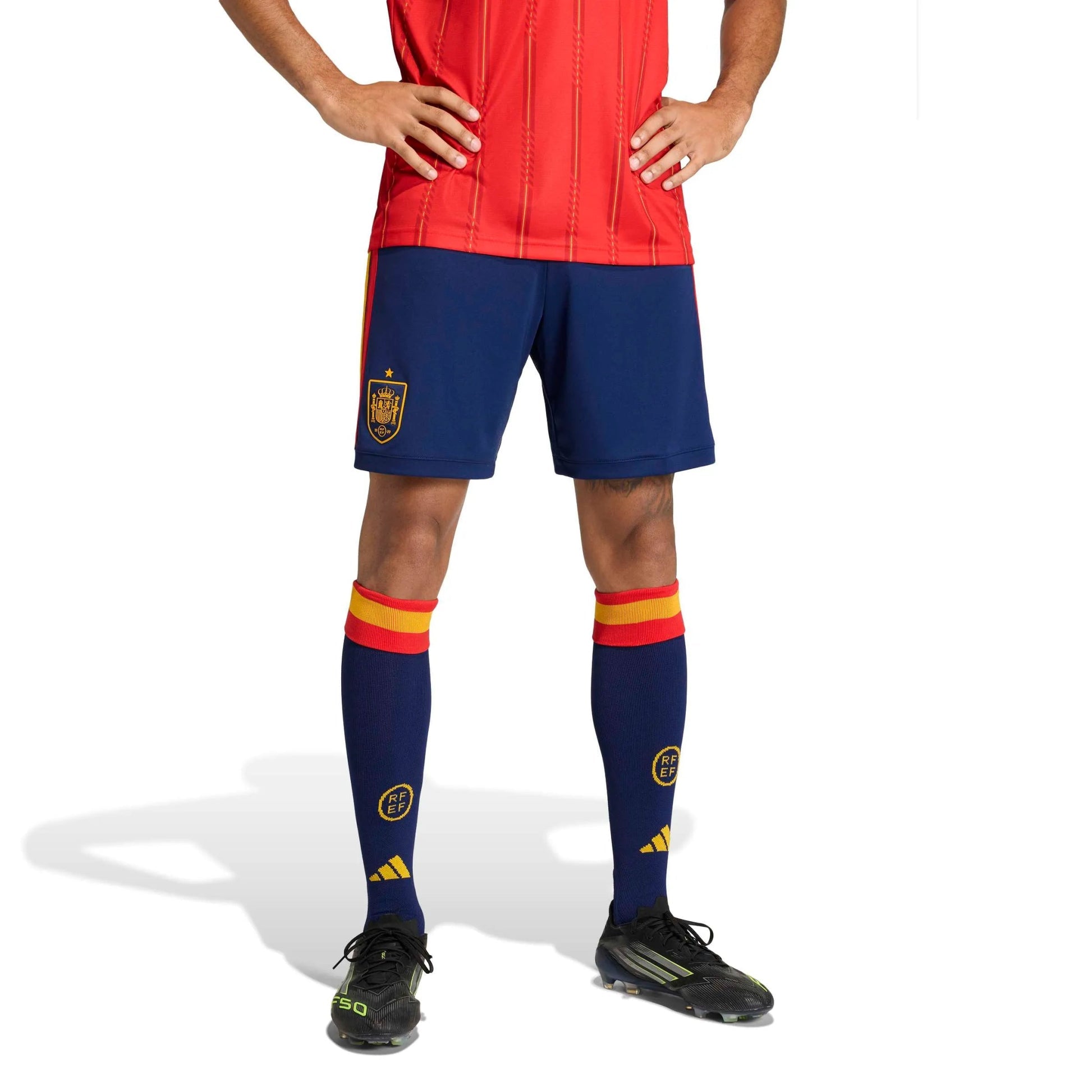 2026 Spain Men's Stadium Home Shorts  / Adidas