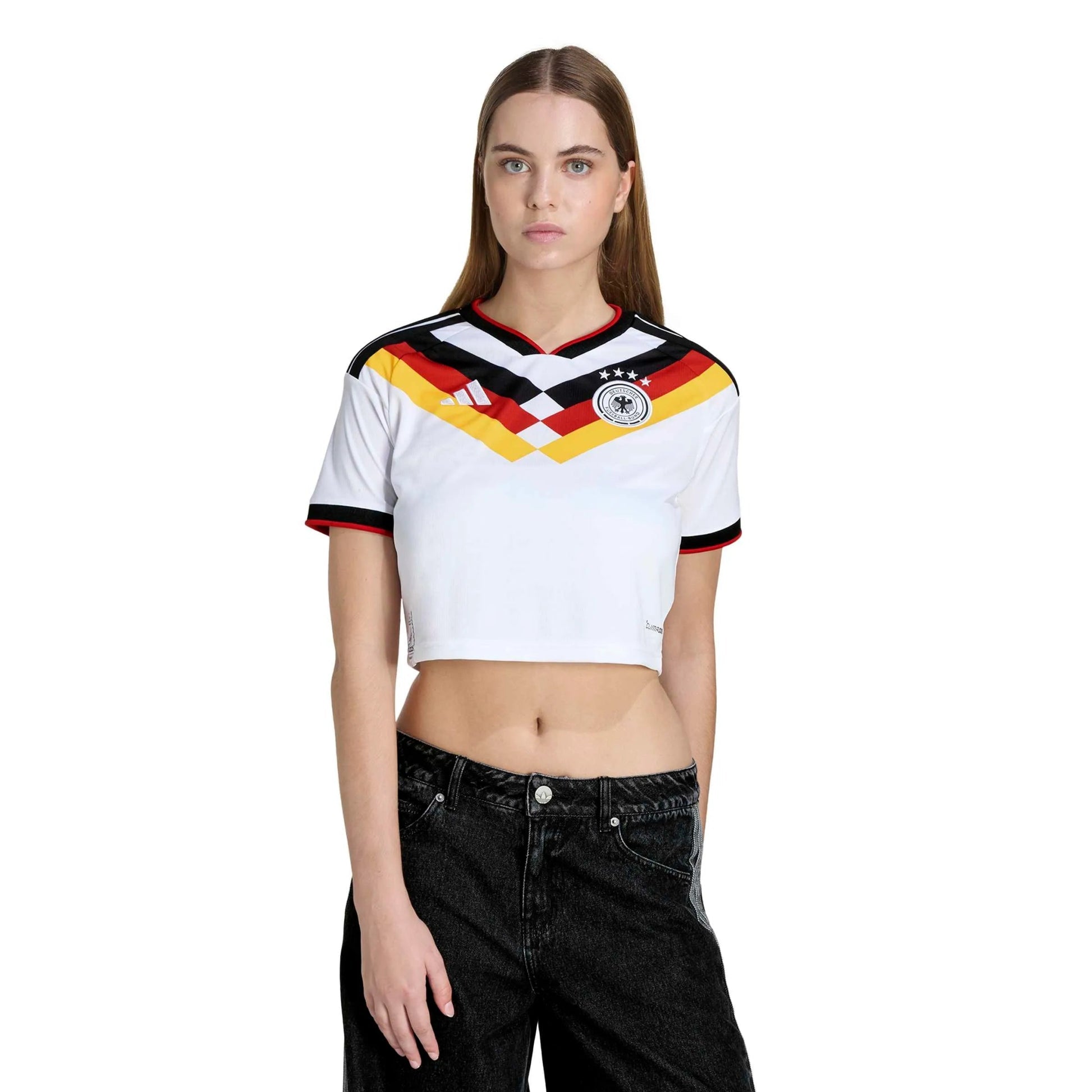 2026 Germany Women's Stadium Home Cropped Soccer Jersey / Adidas