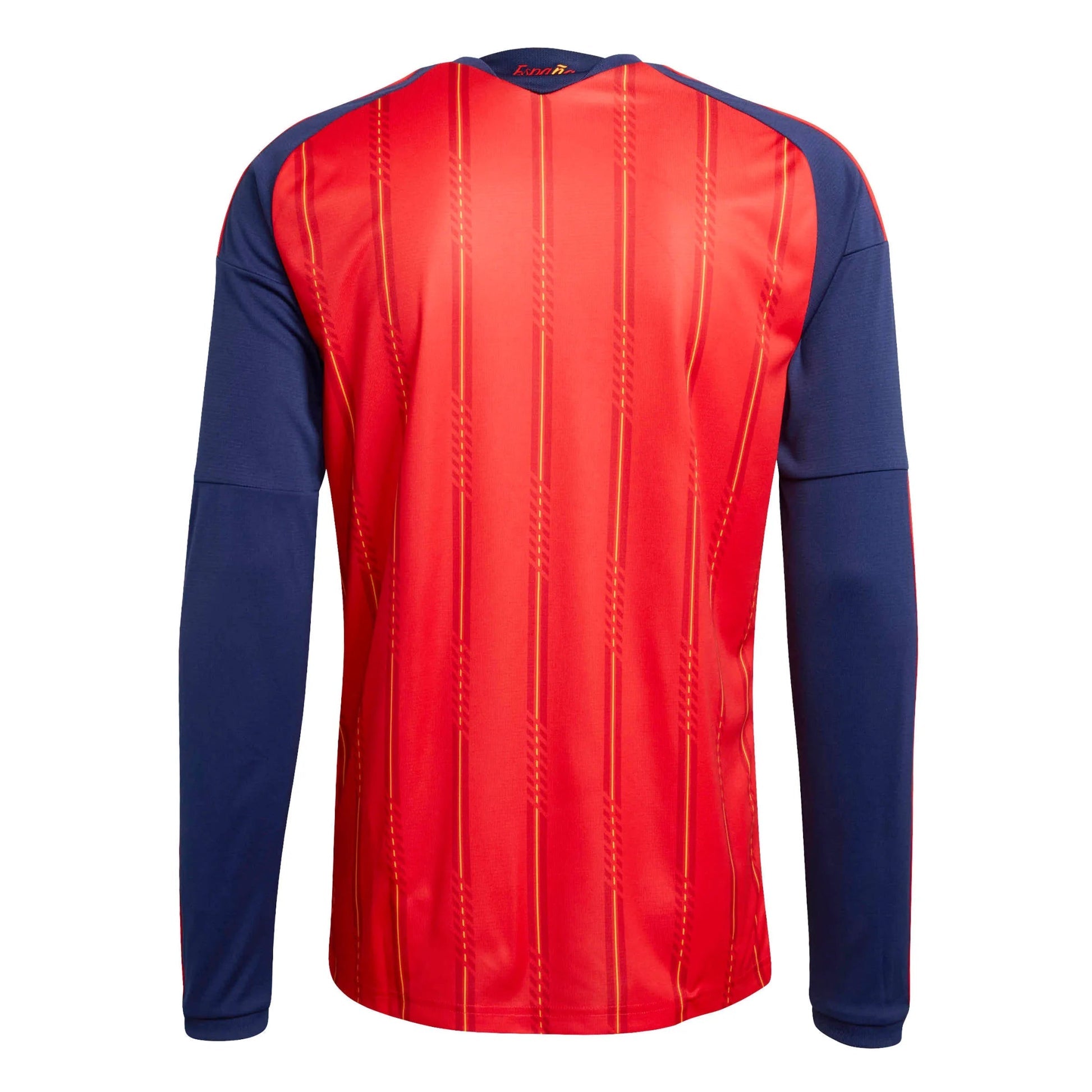 2026 Spain Men's Stadium Home Long-Sleeve Soccer Jersey  / Adidas