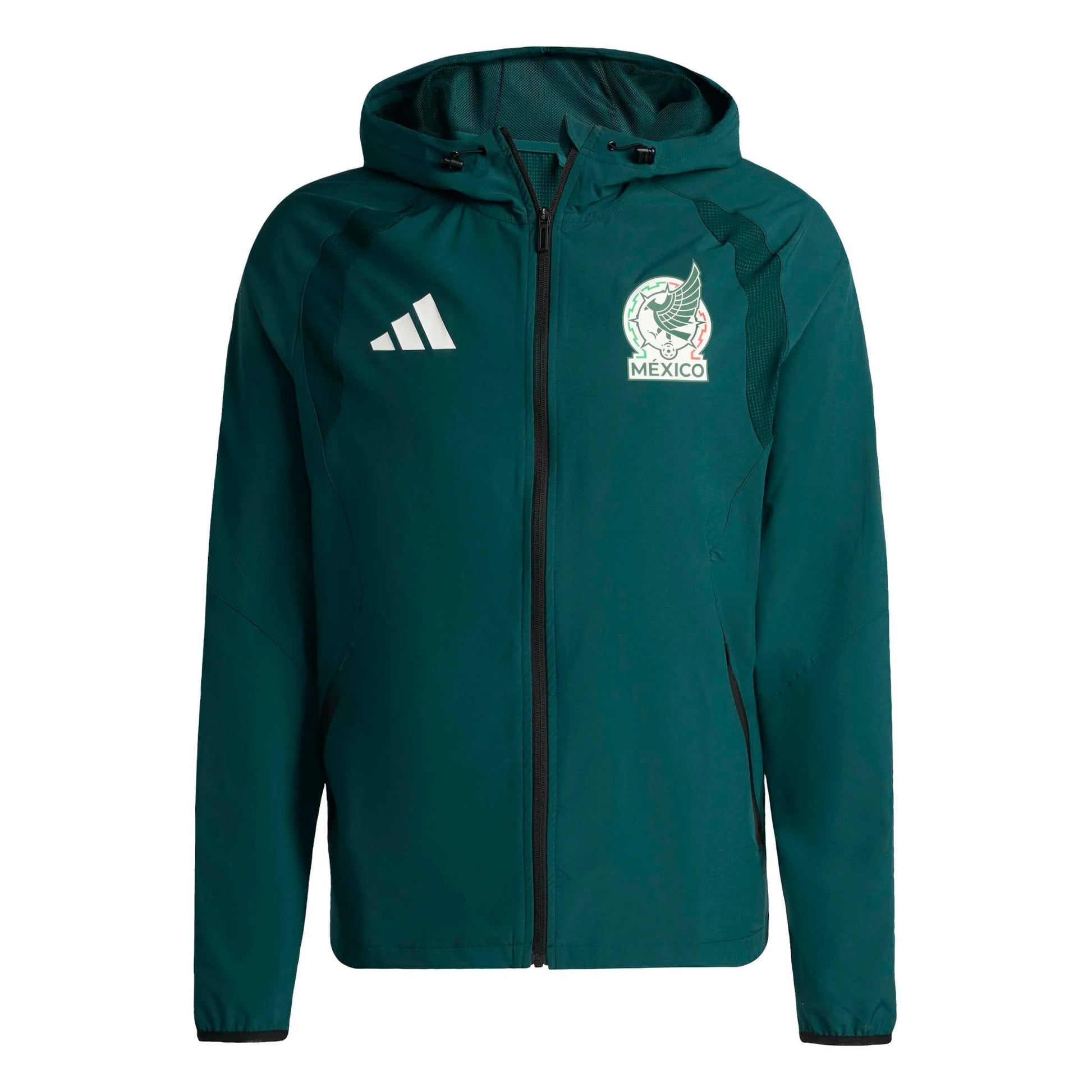 2026 Mexico Men's Tiro Travel Full Zip Windbreaker  / Adidas