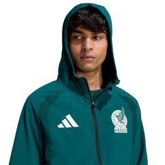 2026 Mexico Men's Tiro Travel Full Zip Windbreaker  / Adidas