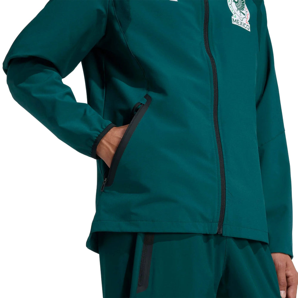 2026 Mexico Men's Tiro Travel Full Zip Windbreaker  / Adidas