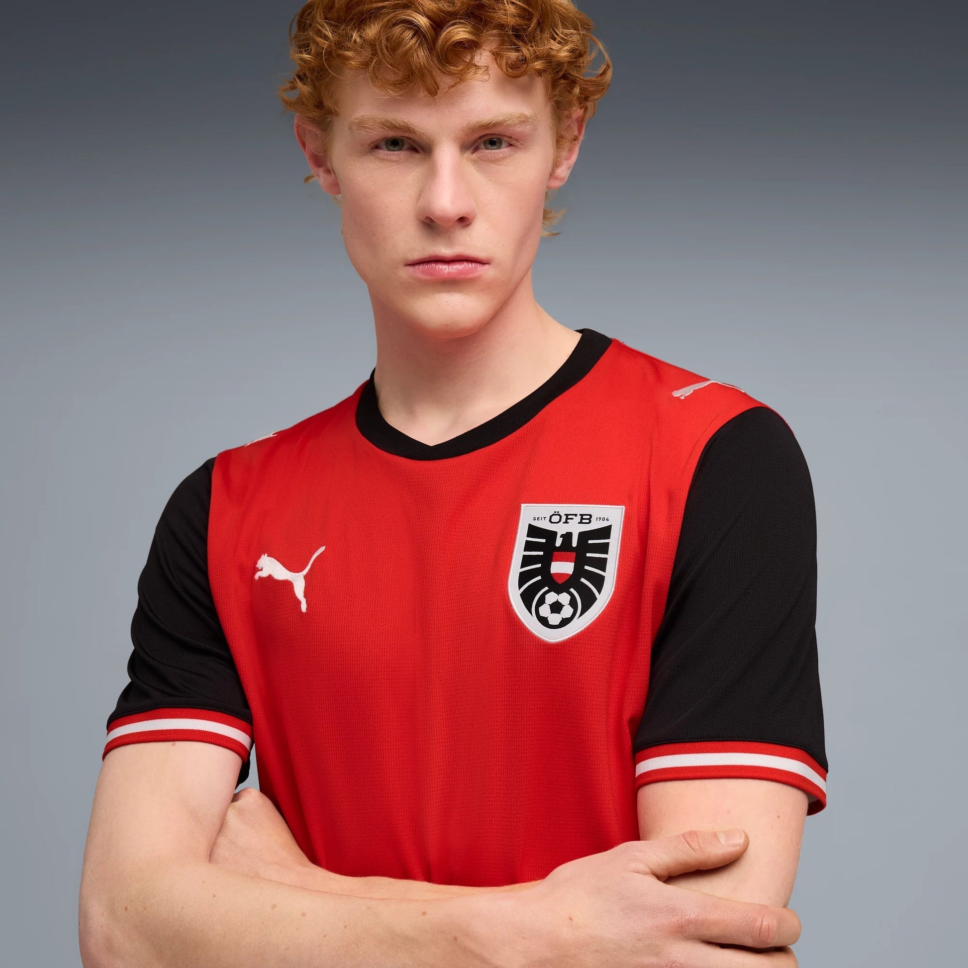 2026 Austria Men's Stadium Home Soccer Jersey  / Puma