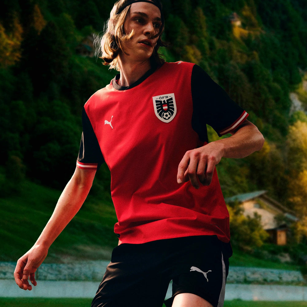 2026 Austria Men's Stadium Home Soccer Jersey  / Puma