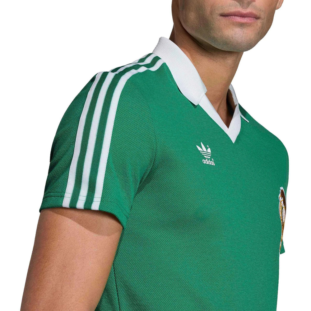 1986 Mexico Men's Retro Stadium Home Soccer Jersey  / Adidas