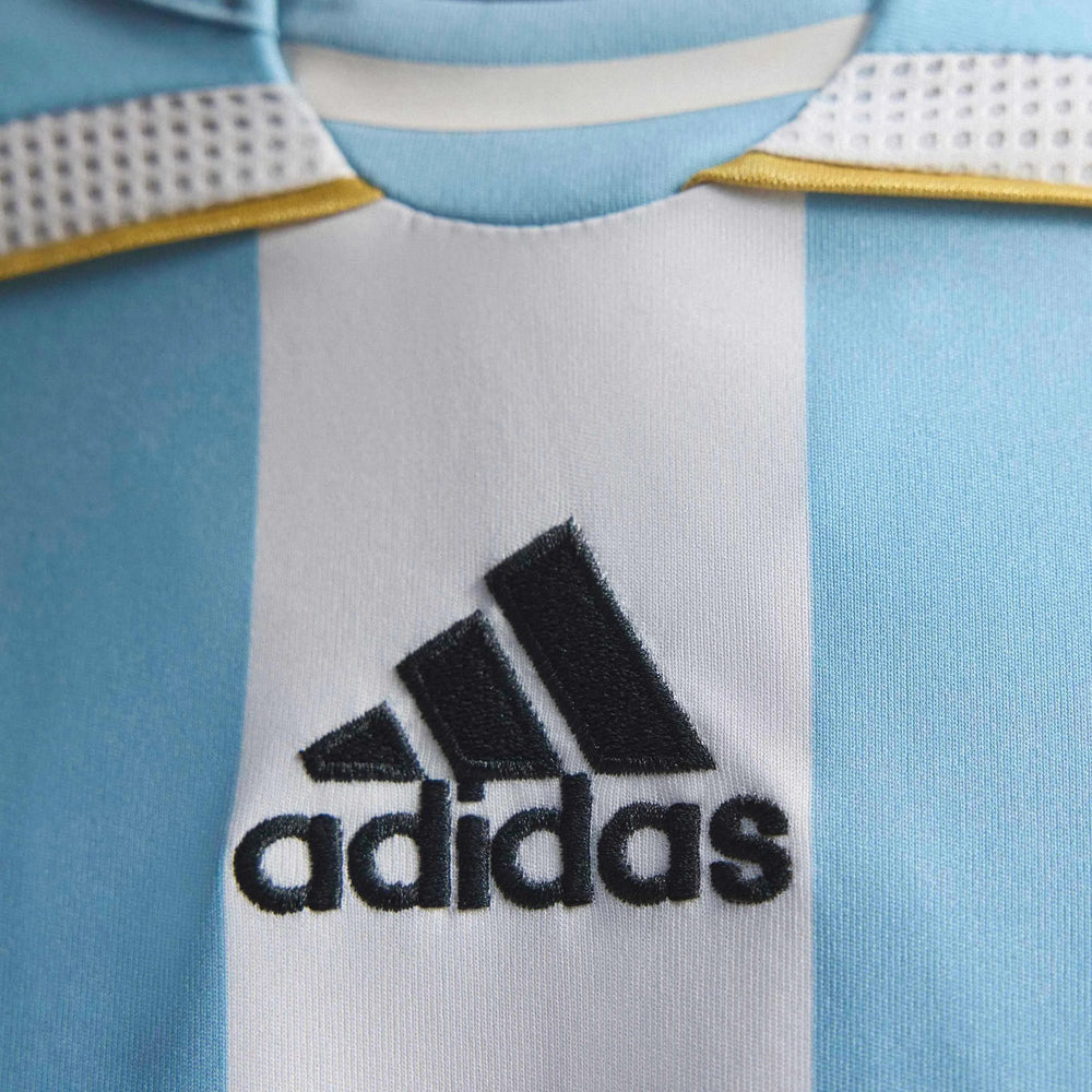 2006 Argentina Men's Retro Stadium Home Soccer Jersey  / Adidas