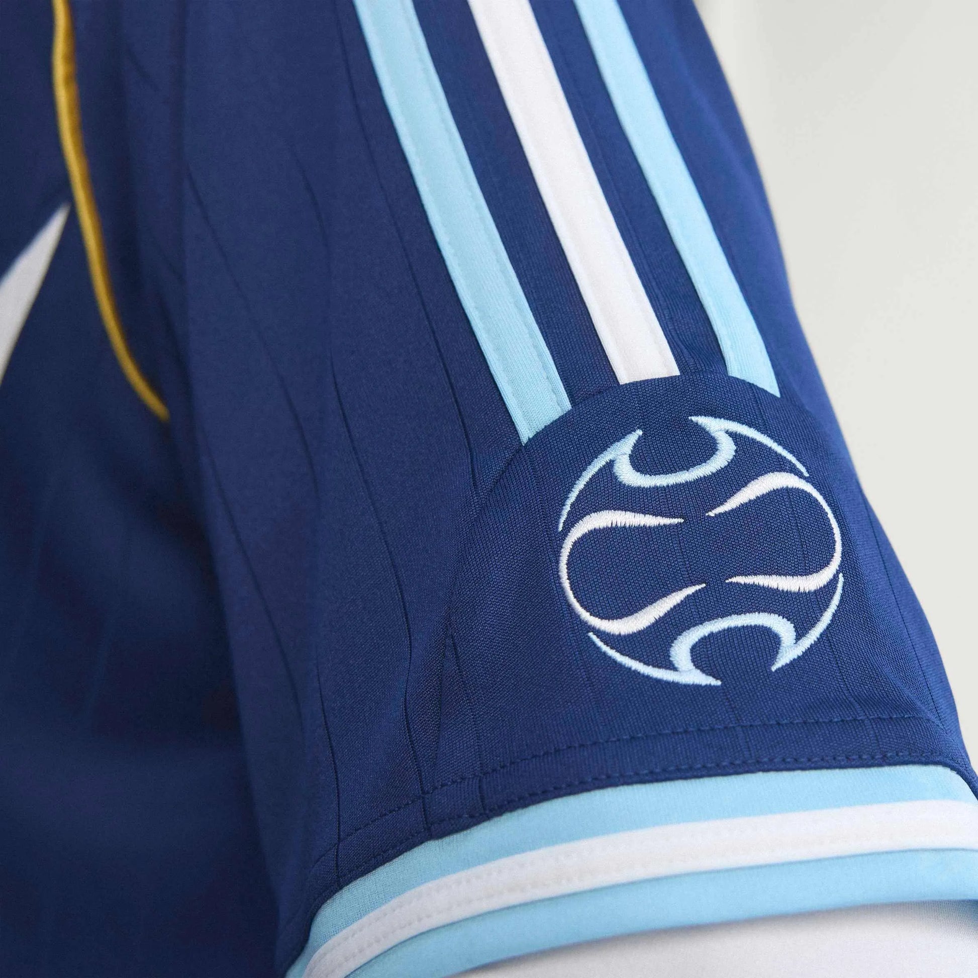 2006 Argentina Men's Retro Stadium Away Messi #19 Soccer Jersey  / Adidas
