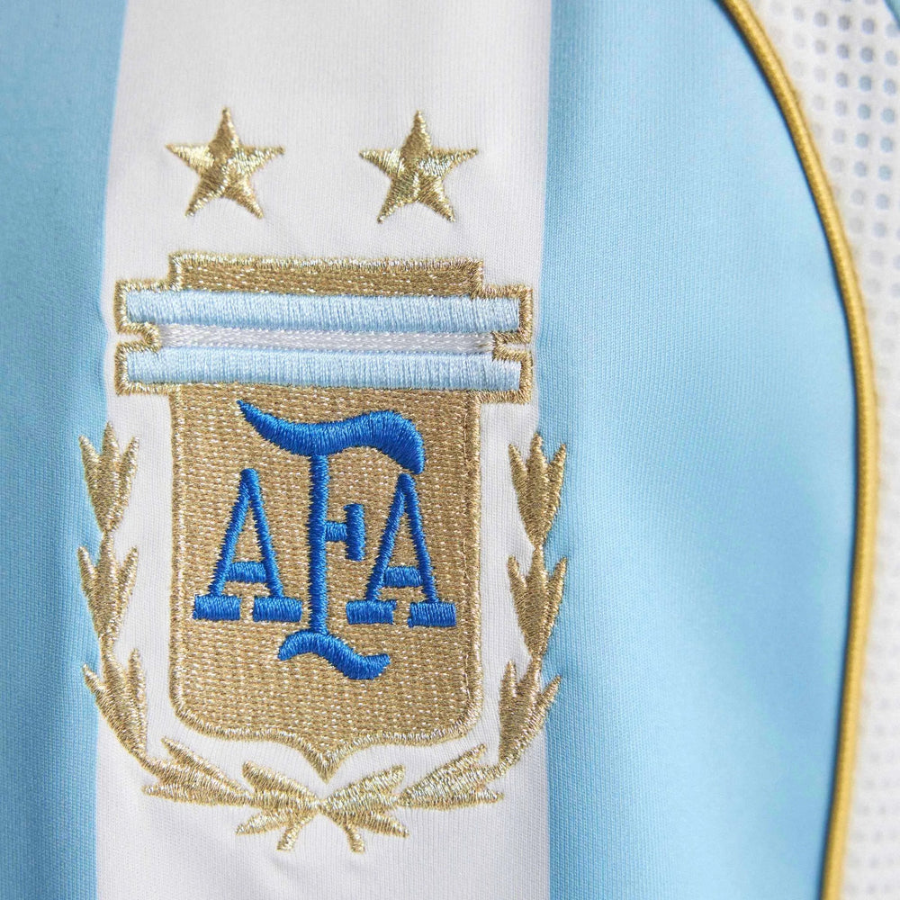 2006 Argentina Men's Retro Stadium Home Messi #19 Soccer Jersey  / Adidas