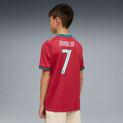 2026 Portugal Youth Stadium Home Ronaldo #7 Soccer Jersey  / Puma